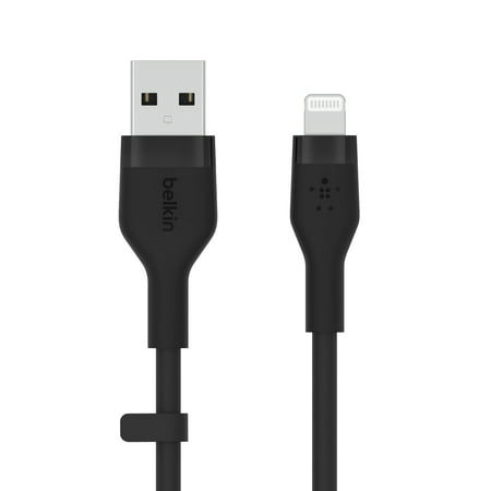 Belkin Boostcharge Flex 10' USB-A to Lightning Cable, Black