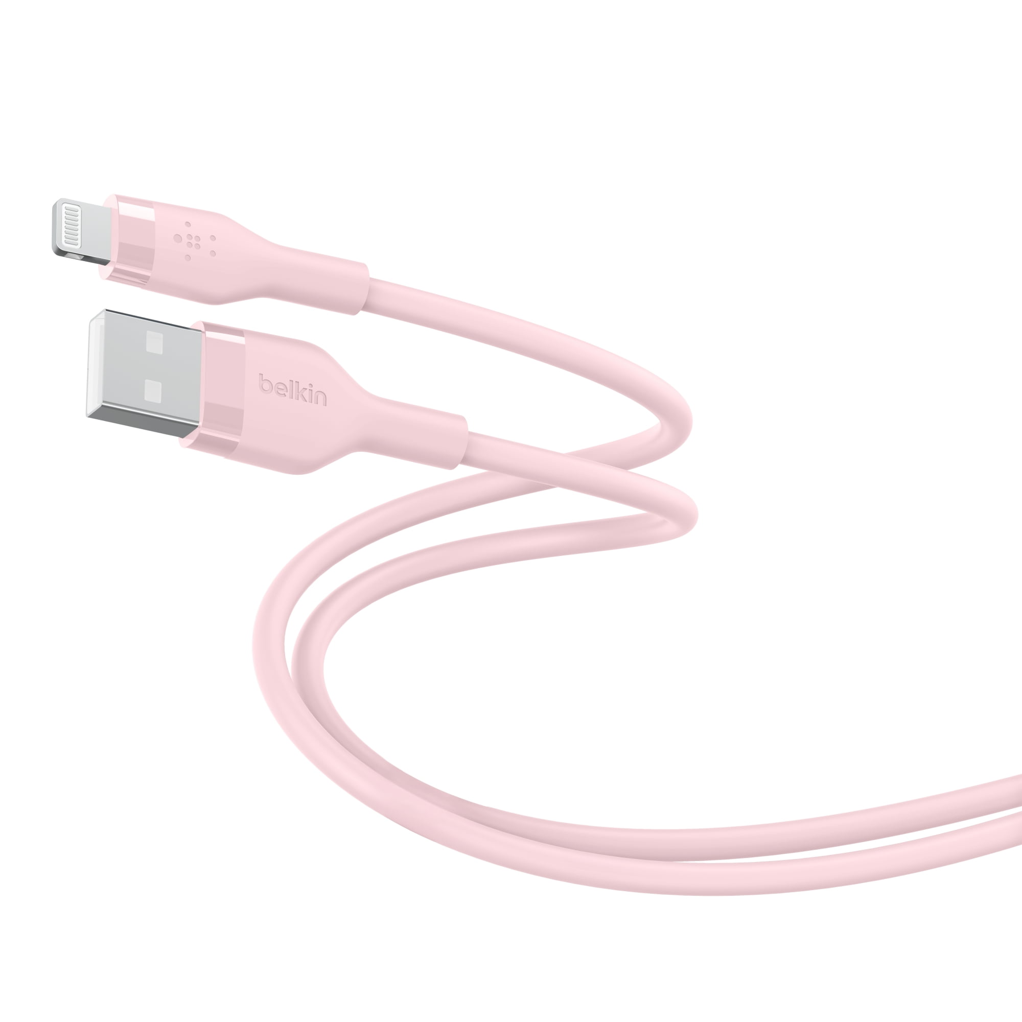 Belkin Boost Charge Flex Câble silicone USB-C vers Lightning (rose) - 1 m -  Accessoires Apple - Garantie 3 ans LDLC
