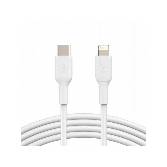 BELKIN CAA003bt1MWH White BOOST CHARGE USB-C Cable with Lightning Connector