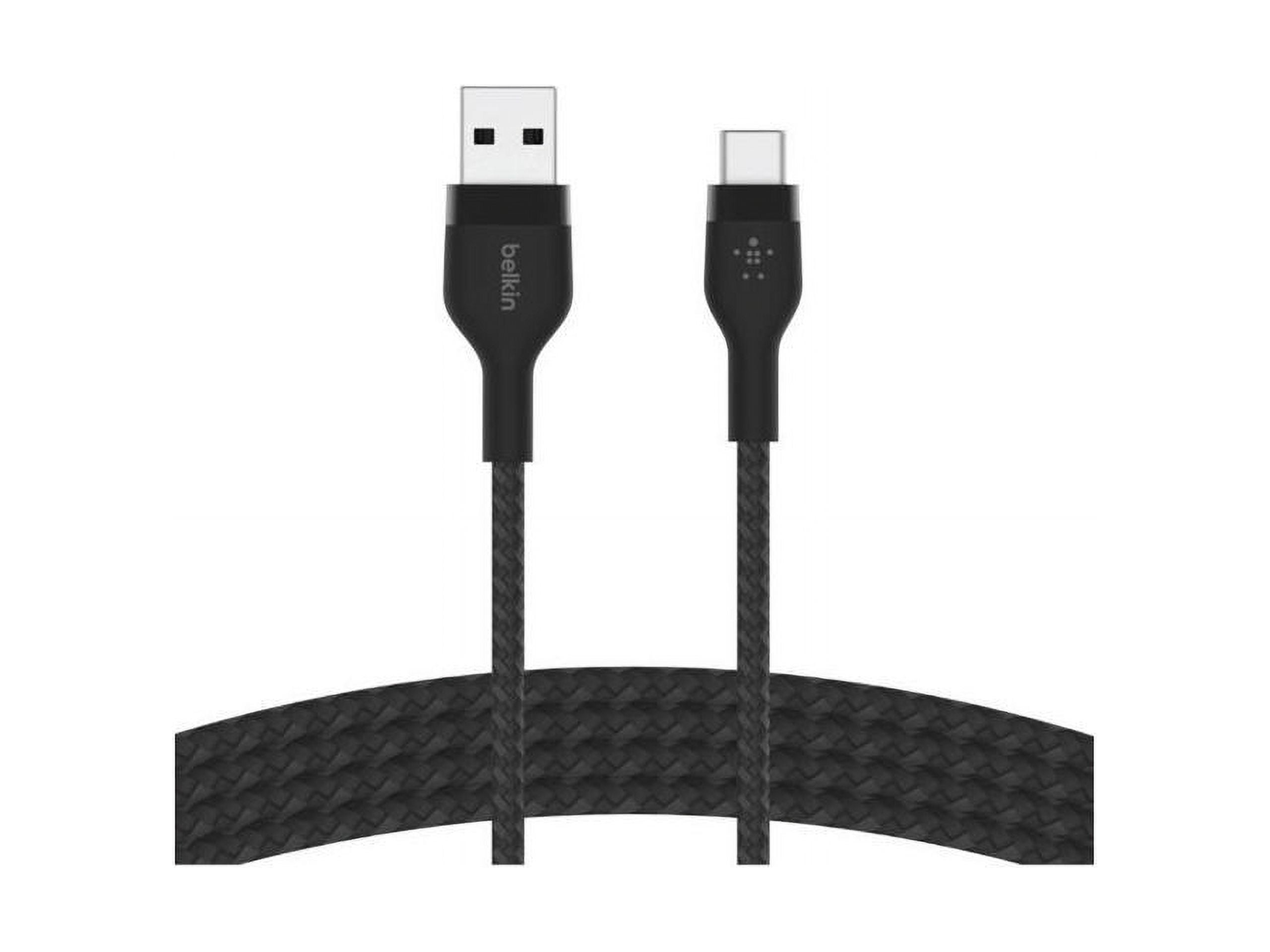 Belkin CAB010bt2MBK Black BoostCharge Pro Flex USBA to USBC Cable