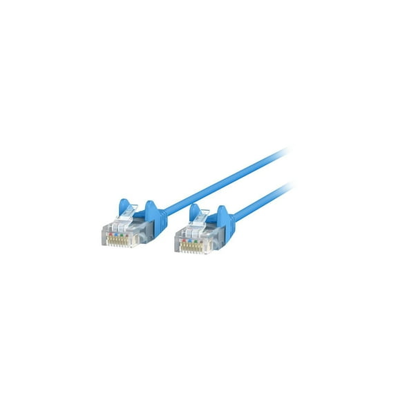 Belkin CE001B04-BLU-S 4 ft. Cat 6 Blue 28 AWG UTP Snagless Patch Network Cable