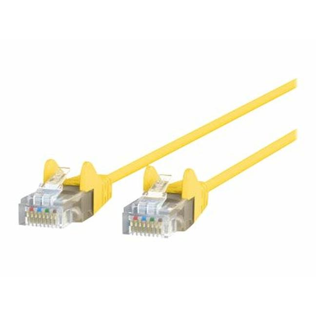 Belkin CE001B05-YLW-S ft. Cat Yellow UTP Snagless 28AWG Patch Cable Bag   Label