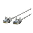 thumbnail image 1 of Belkin Slim - Patch cable - RJ-45 (M) to RJ-45 (M) - 10 ft - UTP - CAT 6 - molded, snagless - white, 1 of 1
