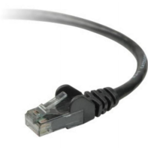 Belkin Cable Cat5e Utp RJ45 Male-Male 10 Black Patch Snagless TAA