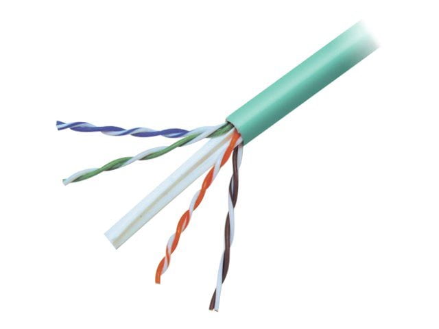 Belkin 900 Series - Bulk cable - TAA Compliant - 1000 ft - UTP - CAT 6 - plenum, solid - green