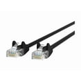 thumbnail image 1 of Belkin 100' RJ45 Cat-6 Patch Cable; Black (A3L980-100-BLKS), 1 of 2