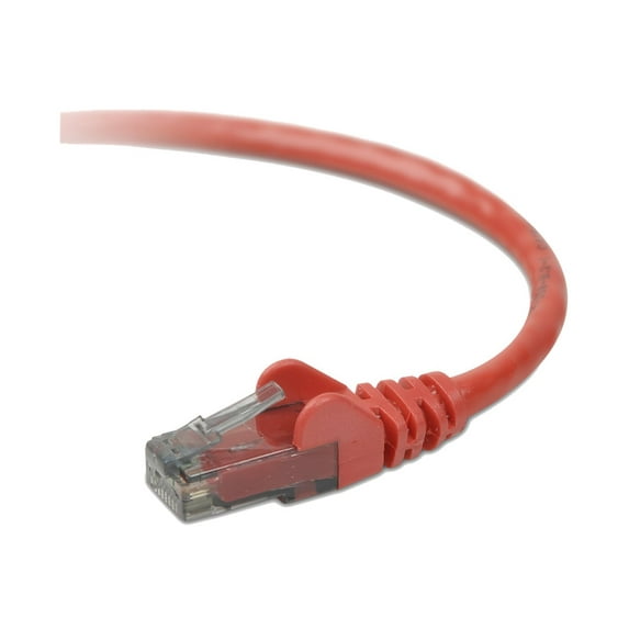 Belkin High Performance - Patch cable - RJ-45 (M) to RJ-45 (M) - 35 ft - UTP - CAT 6 - molded, snagless - red - for Omniview SMB 1x16, SMB 1x8; OmniView SMB CAT5 KVM Switch