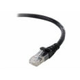 thumbnail image 1 of Belkin 10G - Patch cable - RJ-45 (M) to RJ-45 (M) - 14 ft - CAT 6a - molded, snagless, stranded - black, 1 of 2