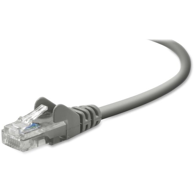 Belkin - Patch cable - RJ-45 (M) to RJ-45 (M) - 25 ft - UTP - CAT 5e - gray - for Omniview SMB 1x16, SMB 1x8; OmniView IP 5000HQ; OmniView SMB CAT5 KVM Switch