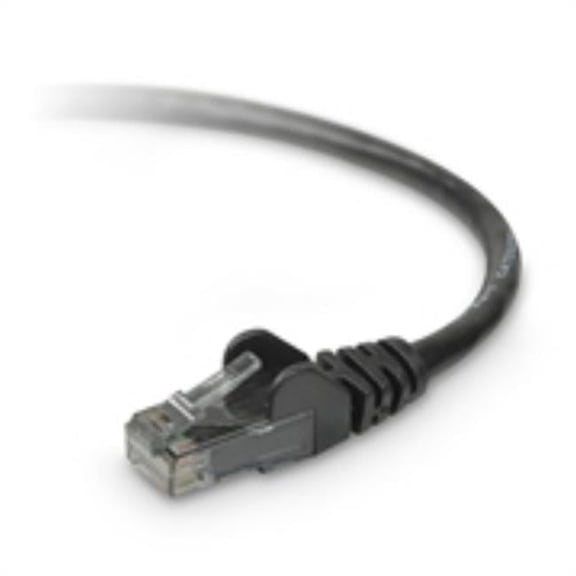 Belkin Cat6 20 Black Utp RJ45 Male-Male Snagless TAA Patch Cable