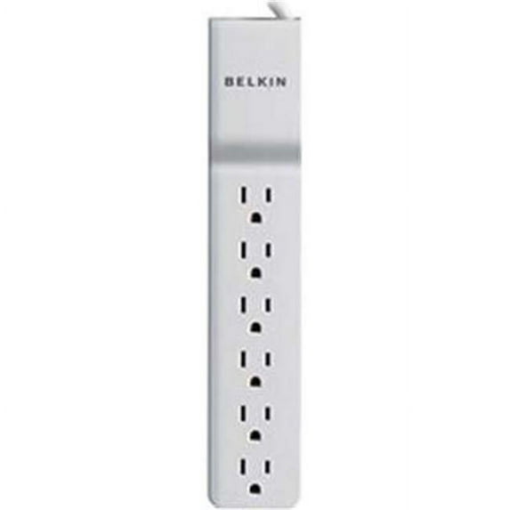 Belkin Components BE10600008R 6 Outlets Surge Protector with 8 ft. Cord, 720 Joules - White