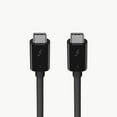 thumbnail image 1 of Belkin Thunderbolt 3 Cable F2CD084bt0.5MBK, Black – USB-C to USB-C, 100W Charging, 1.6ft/0.5m – Fast Data Transfer, 40Gbps, 5K Display Support, Compatible with MacBook, iPad, USB-C Devices, 1 of 4
