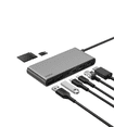 thumbnail image 1 of Belkin Connect 8-Port USB C Hub, Supports Display w/Resolutions up to 4K@60Hz - Works with Mac, Windows, and Chromebook - 100W PD w/ 10Gbps Data Transfer Speeds & 2.5Gbps Ethernet - Space Gray, 1 of 8