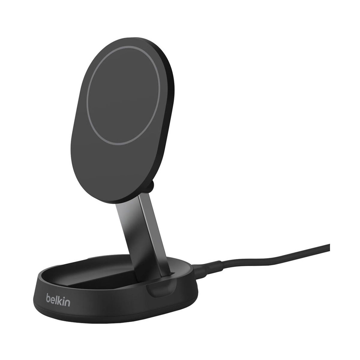 Black 15W Fast Charging Wireless Stand with Recycled Plastic