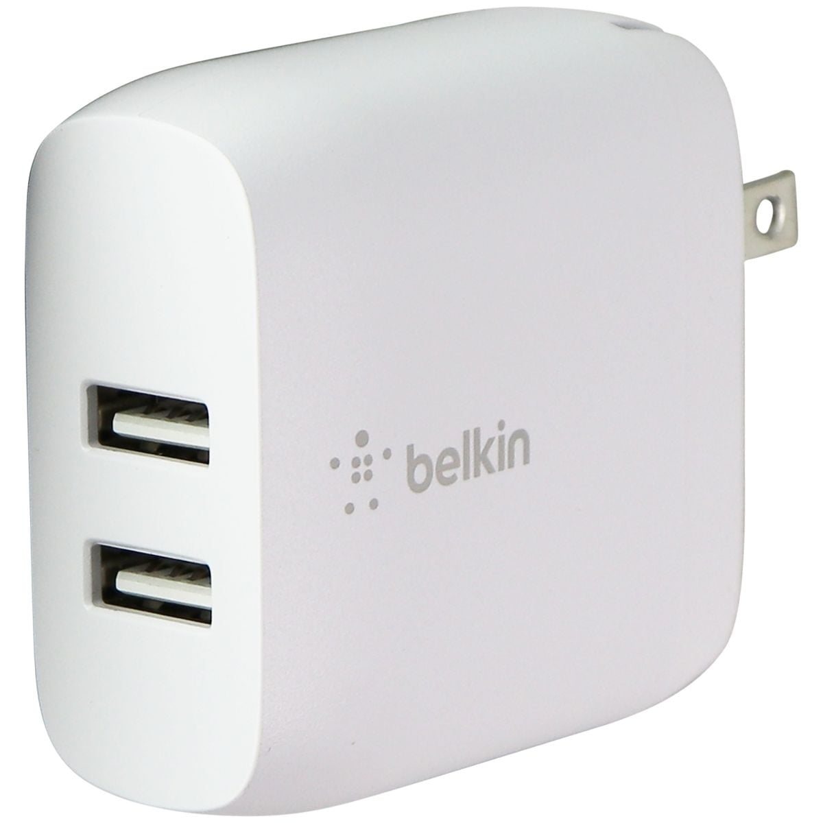 Belkin Dual USB Wall Charger 24W USBA Charger, White