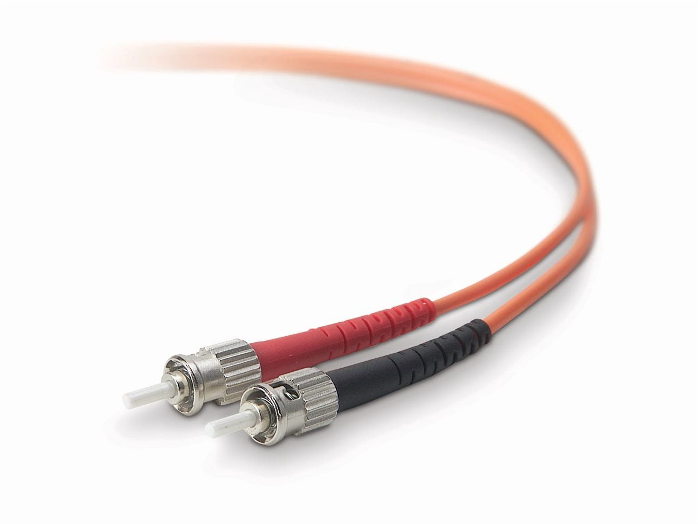 Belkin - Patch cable - ST/PC multi-mode (M) to ST/PC multi-mode (M) - 3 m - fiber optic - 62.5 / 125 micron - OM1 - orange