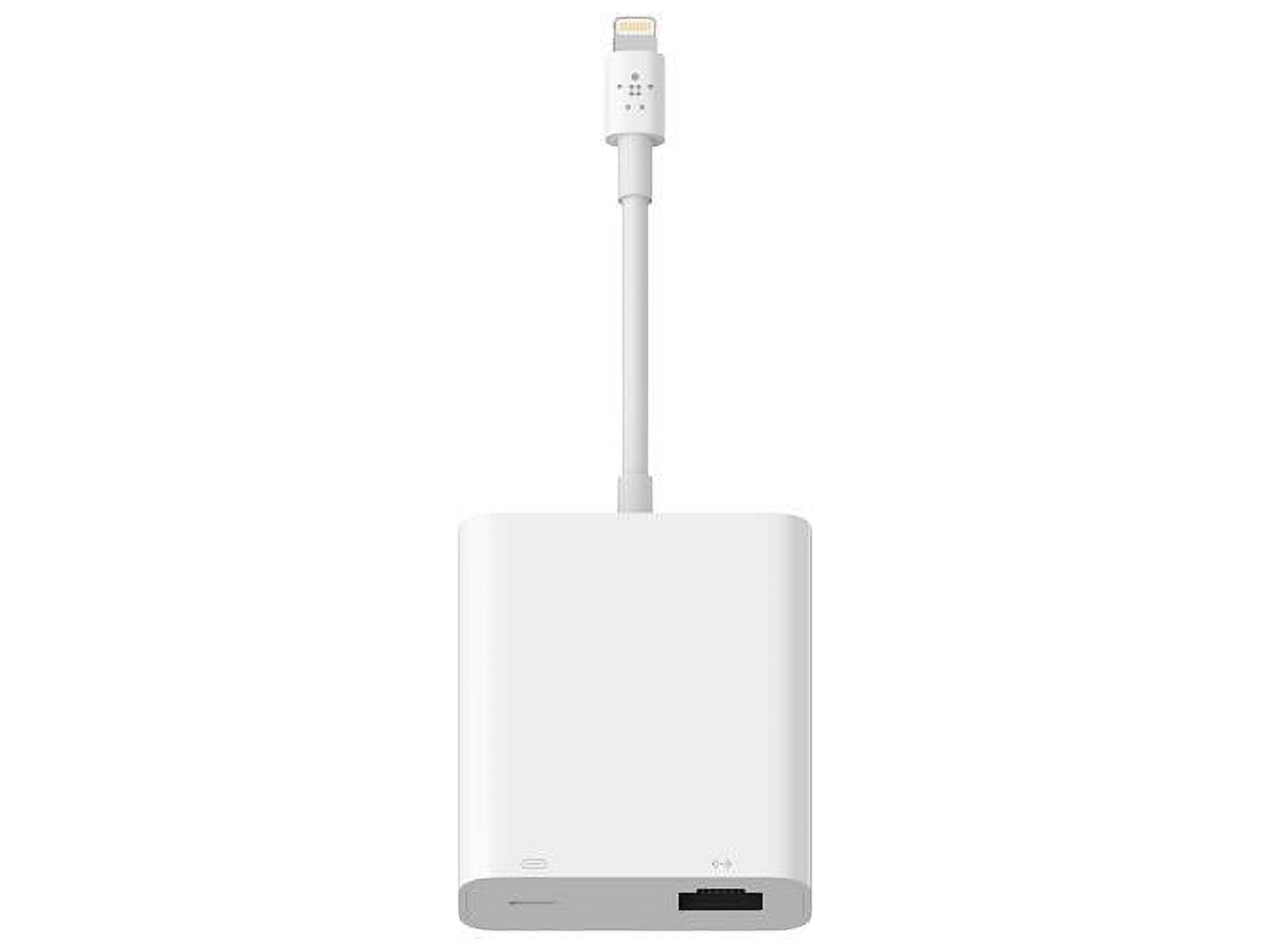 Belkin Ethernet + Power Adapter with Lightning Connector - image 1 of 5