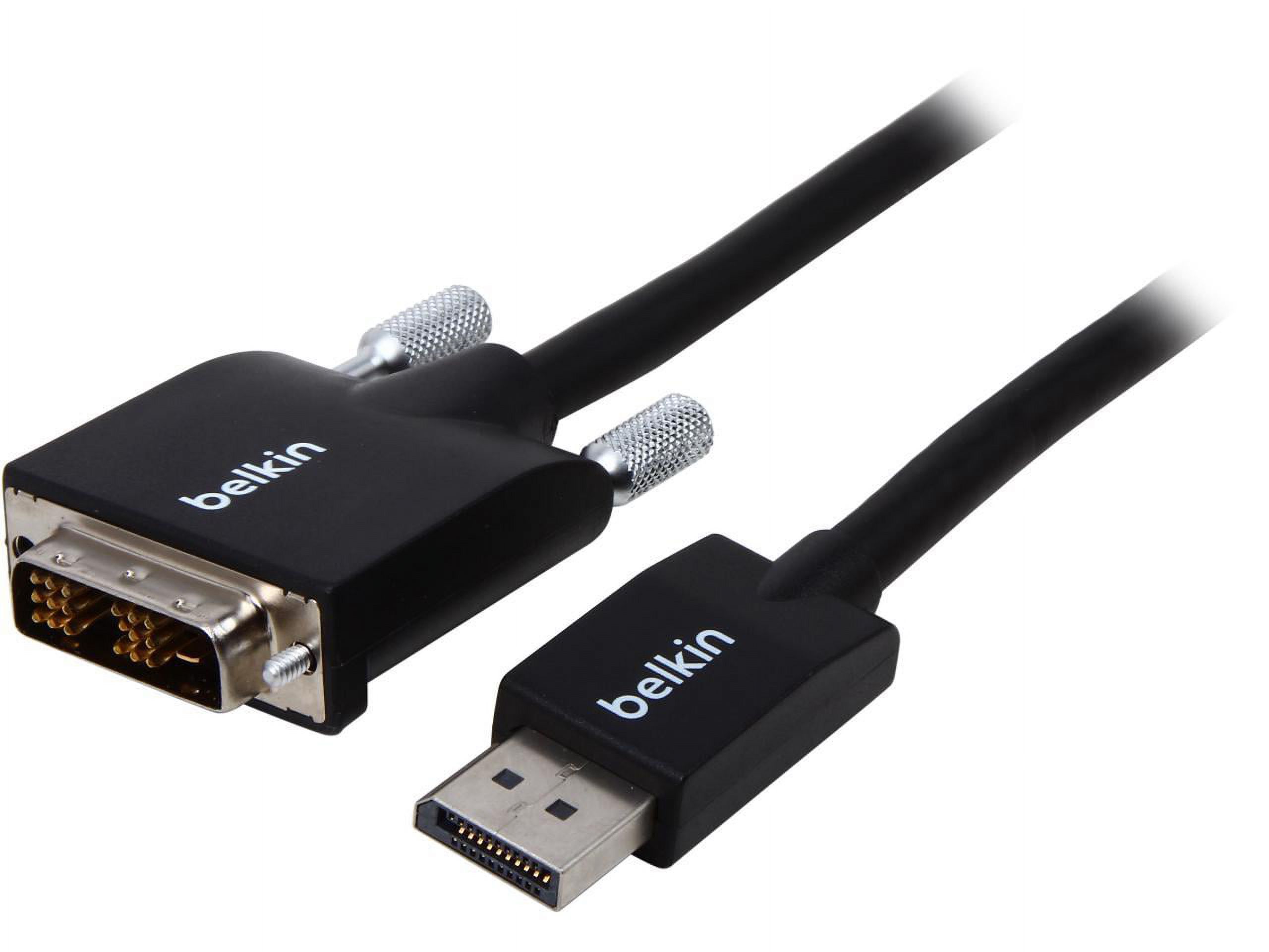 Belkin F2CD002B06E 6 ft. Black 1 x DisplayPort Male to 1 x DVID Male