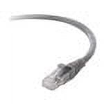 Belkin 10G - Patch cable - RJ-45 (M) to RJ-45 (M) - 10 ft - CAT 6a - molded, snagless, stranded - gray