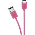 thumbnail image 1 of Belkin F2CU032bt06-PNK MIXIT? Charge & Sync 2.0 USB-A to USB-C Cable, 6ft (Pink), 1 of 2