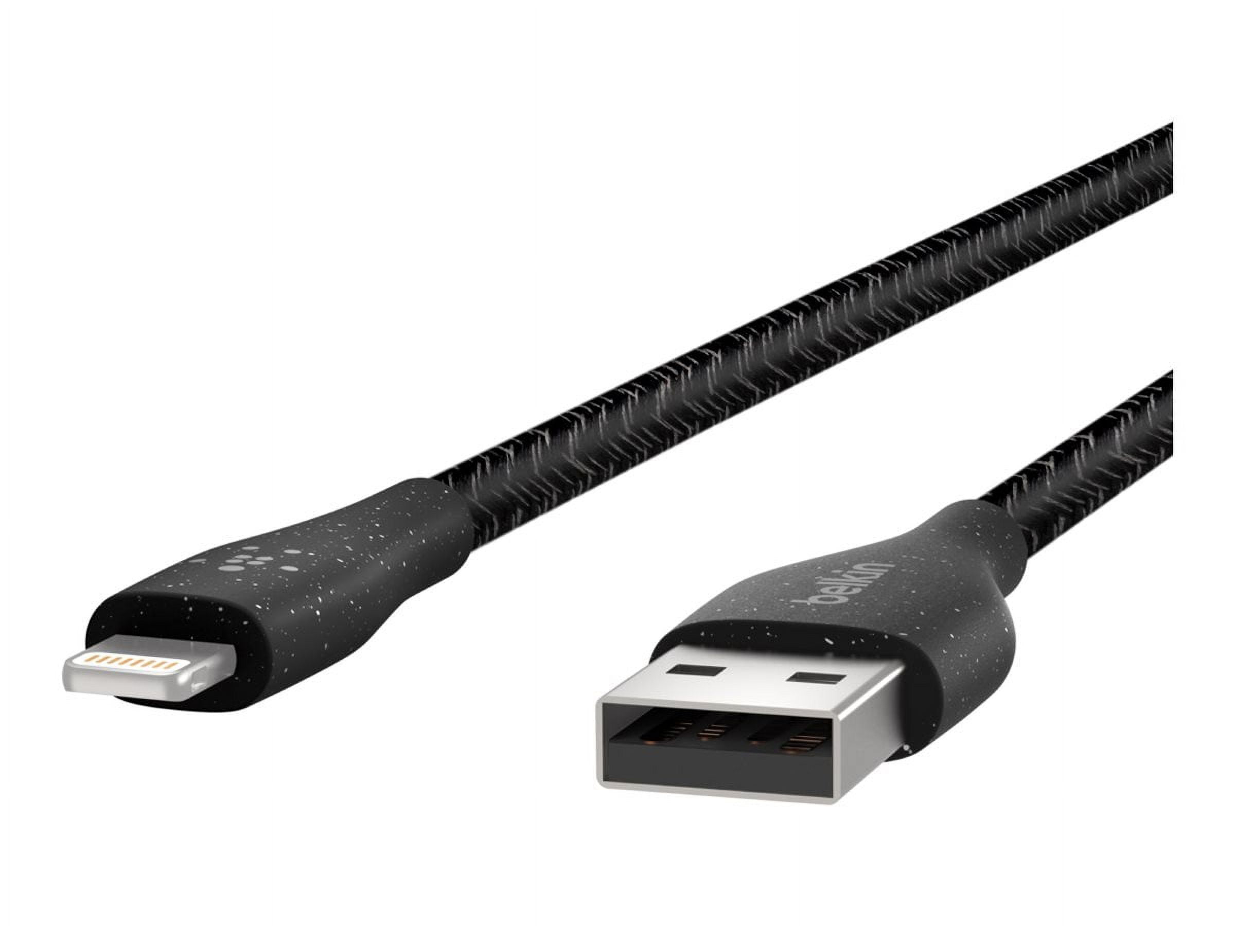 Belkin F8J236bt06-BLK DuraTek Plus Lightning to USB-A Cable, 6 Feet (Black)