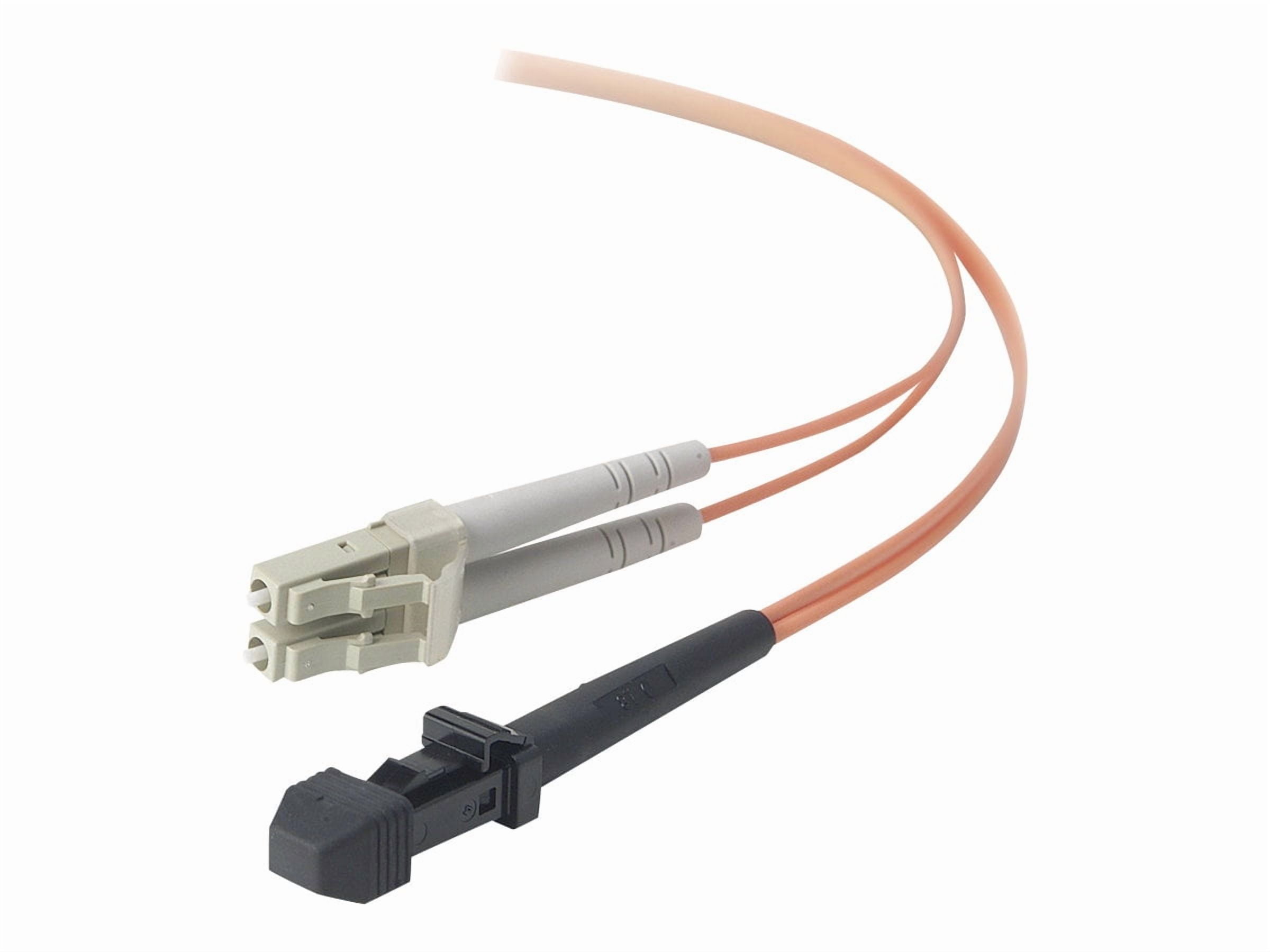Belkin - Patch cable - LC/PC multi-mode (M) to MT-RJ multi-mode (M) - 5 m - fiber optic - 62.5 / 125 micron - OM1 - orange