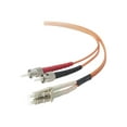 thumbnail image 1 of Belkin - Patch cable - LC/PC multi-mode (M) to ST/PC multi-mode (M) - 2 m - 2 m - fiber optic - 62.5 / 125 micron - orange, 1 of 2