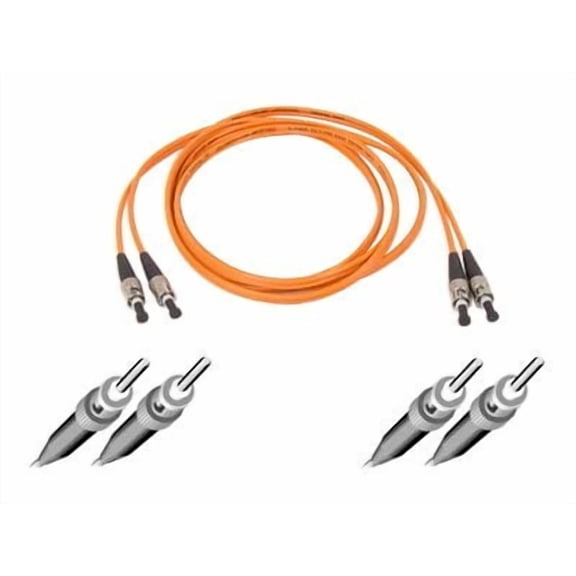 Belkin - Patch cable - ST/PC multi-mode (M) to ST/PC multi-mode (M) - 0.9 m - fiber optic - 62.5 / 125 micron - OM1 - orange