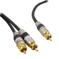 thumbnail image 1 of Belkin Highperformance 3Rca Male To Male 12 Feet Audio Video Composite Rca Cable, 1 of 4