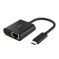 thumbnail image 1 of Belkin INC019BTBK Connect USB-C to Gigabit Ethernet & 100W Charging Adapter, Black, 1 of 12