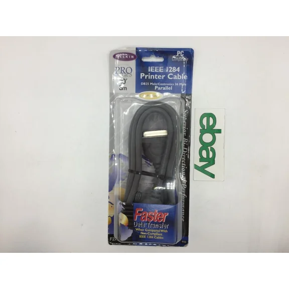 Belkin Ieee 1284 Pro Series 10 Printer Cable 3M Pc Compatible Db25 Male