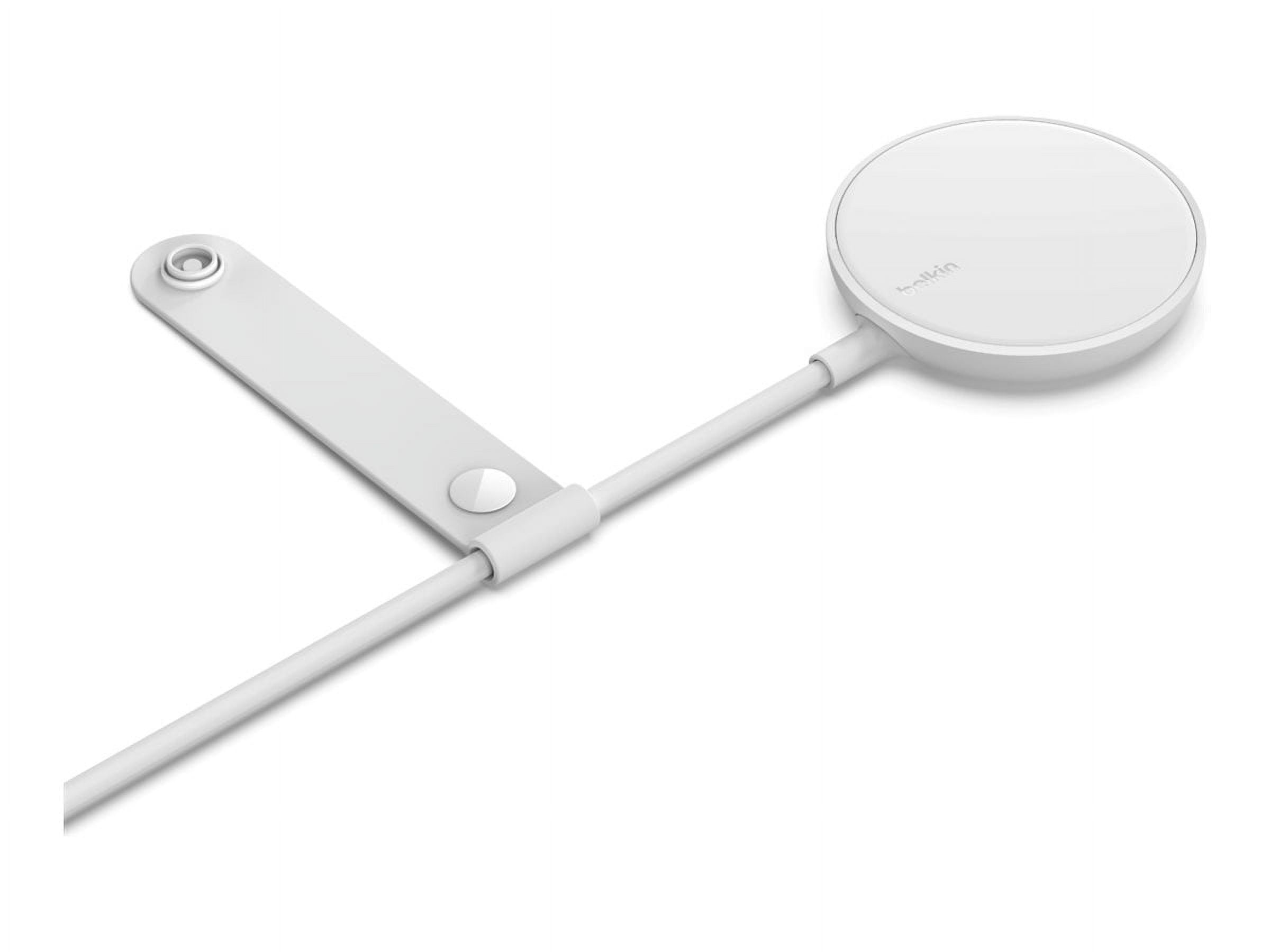 Belkin BoostCharge - Wireless charging mat + AC power adapter - 7.5 Watt - Fast Charge (magnetic) - white - for Apple iPhone 12, 12 mini, 12 Pro, 12 Pro Max