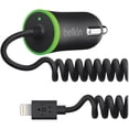thumbnail image 1 of Belkin Lightning Cable Car Charger 2.10 A Output, 1 of 2