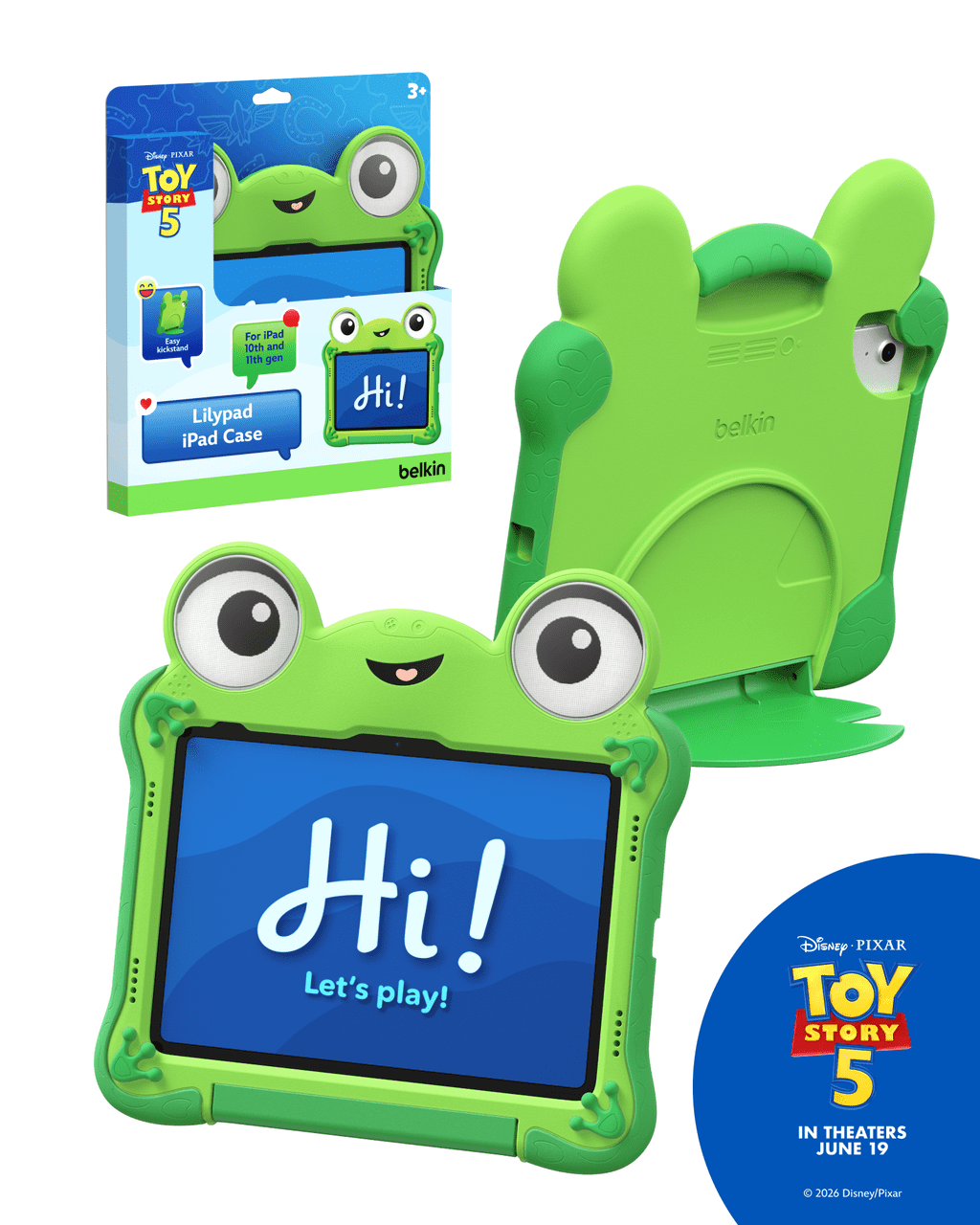 Belkin Disney Pixar Toy Story iPad A16 Case Kids 11th Gener