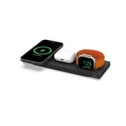 Belkin MagSafe 3-in-1 Wireless Charging Pad - Fast Wireless Charging for Apple Watch, iPhone 16, iPhone 15, iPhone 14, & iPhone 12 Series, & AirPods - Charging 