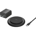 thumbnail image 1 of Belkin Magnetic Wireless Charging Pad 15W - MagSafe-Compatible Qi2-Certified Wireless iPhone Charger for Apple iPhone 16, 16e, 15, 14 Series, AirPods w/Non-Slip Base, Power Supply Included - Black, 1 of 8