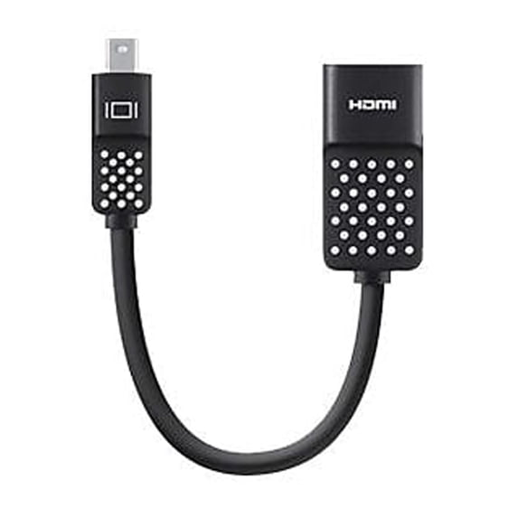 Belkin Mini DisplayPort to HDMI Adapter 4k Compatible Black