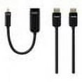 thumbnail image 1 of Belkin Mini DisplayPort to HDTV Cable - video / audio cable kit - DisplayPort / HDMI - 8 ft, 1 of 2