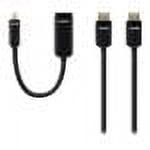 Belkin Mini DisplayPort to HDTV Cable - video / audio cable kit - DisplayPort / HDMI