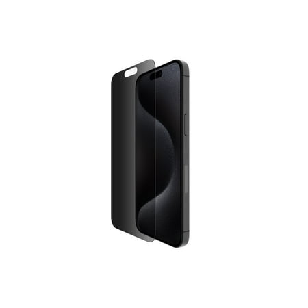 Belkin - ScreenForceiPhone 15 Pro Max Privacy Screen Protector - Black