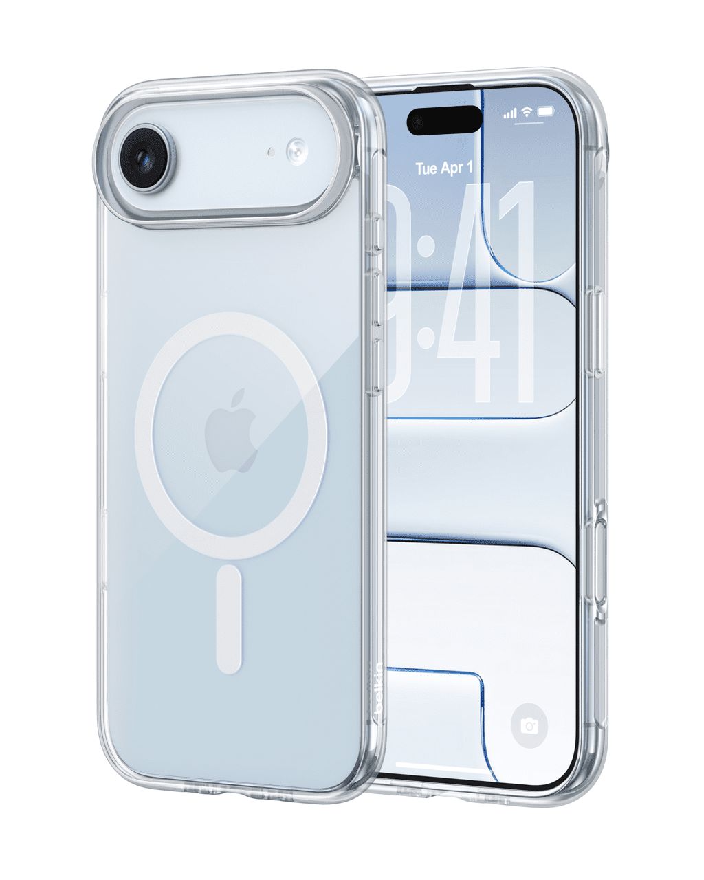 Cover Per IPhone 14 Compatibile Con MagSafe Custodia Trasparente Magnetica Pelle Portafoglio A Libro Slot Schede Magnetica Supporto Flip Case Per IPhone 14 Blu Navy - Foto 14