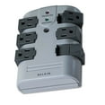 thumbnail image 1 of Belkin Pivot Plug Surge Protector 6 Outlets 1080 Joules Gray BP106000, 1 of 6