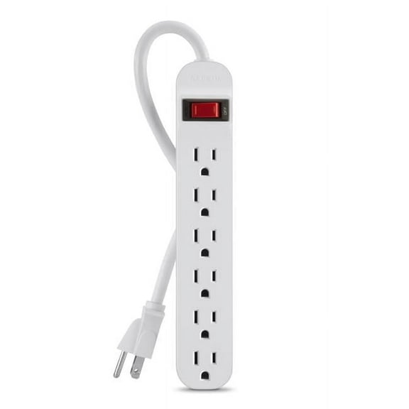 Belkin-Power 6-Outlet 3 ft. Power Cord with Power Strip