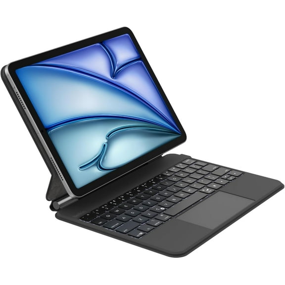 Belkin Pro Keyboard Case w/Magnetic Stand, Backlit Bluetooth Keyboard, Multi-Gesture Controls, Magnetic Apple Pencil Storage Compatibility, & Multimedia Keys for iPad Air 10.9" & iPad Pro 11" - Black