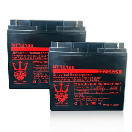 Belkin Pro NETUPS F6C100-4 12V 18Ah SLA Replacement Ups Battery by Neptune - 2 pack