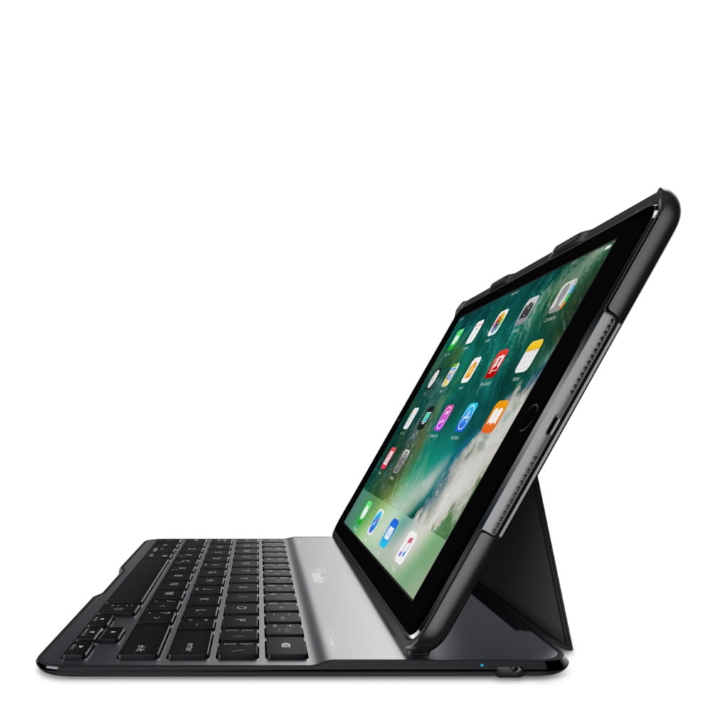 Belkin Qode Ultimate Lite Keyboard/cover Case For 9.7" Apple Ipad (5th Generation), Ipad Air Tablet - Black