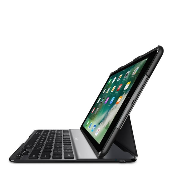 Belkin Qode Ultimate Lite Keyboard/cover Case For 9.7" Apple Ipad (5th Generation), Ipad Air Tablet - Black