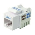thumbnail image 1 of Belkin R6D026-AB6WHT25 Keystone jack, RJ-45, white, 1 port, 25pack, EIA/TIA-568 Category 6, 1 of 2