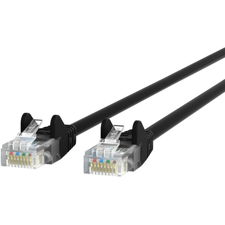 Belkin RJ45 Category 6 Snagless Patch Cable - 14 ft Category 6 Network Cable for Network Device, Notebook, Desktop Computer, Modem, Router - First End: 1 x RJ-45 Network - Male - Second End: 1 x RJ-45 Network - Male - 1 Gbit/s - Patch Cable - Blue -