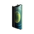 thumbnail image 1 of Belkin SCREENFORCE Tempered Privacy Anti-Microbial Screen Protector for iPhone 12 Mini, 1 of 8